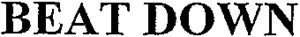 BEAT DOWN_logo