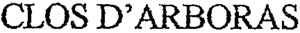 CLOS D'ARBORAS_logo