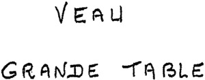VEAU GRANDE TABLE_logo