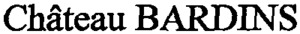 Château BARDINS_logo