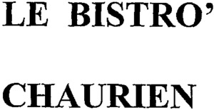 LE BISTRO' CHAURIEN_logo