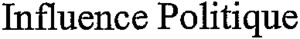 Influence Politique_logo