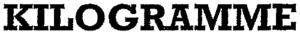 KILOGRAMME_logo