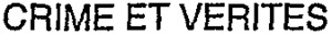 Crime et vérités_logo