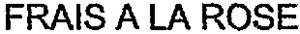 FRAIS A LA ROSE_logo