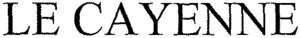 LE CAYENNE_logo