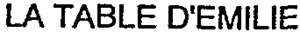 LA TABLE D'EMILIE_logo