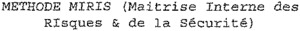 METHODE MIRIS (Maitrise Interne des RIsques & de la Sécurité)_logo