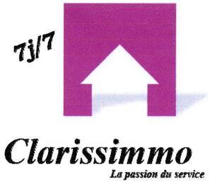 CLARISSIMMO LA PASSION DU SERVICE 7J/7_logo