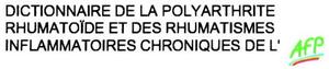 DICTIONNAIRE DE LA POLYARTHRITE RHUMATOIRE ET DES RHUMATISMES INFLAMMATOIRES CHRONIQUE DE L'AFP_logo
