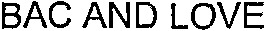 BAC AND LOVE_logo