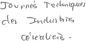 Journées Techniques des Industries Céréalières_logo