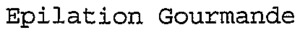 Epilation Gourmande_logo