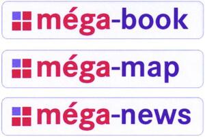 MEGA  book MEGA-MAP MEGA-NEWS_logo