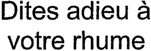 Dites adieu à votre rhume_logo