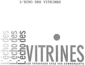 L'ECHO DES VITRINES LES TENDANCES CHEZ VOS COMMERCANTS_logo