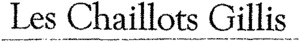 Les Chaillots Gillis_logo