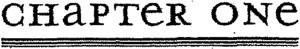 CHAPTER ONE_logo
