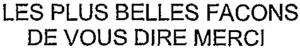 LES PLUS BELLES FACONS DE VOUS DIRE MERCI_logo