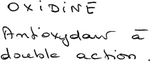 OXIDINE Antioxydant à double action_logo