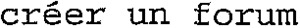 créer un forum_logo