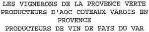 LES VIGNERONS DE LA PROVENCE VERTE_logo