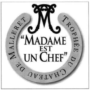 M  MADAME EST UN CHEF  TROPHÉE DU CHATEAU DE MALLERET_logo