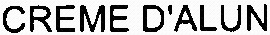 CREME D'ALUN_logo