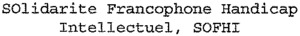 Solidarite Francophone Handicap Intellectuel, SOFHI_logo