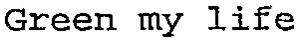 Green my life_logo