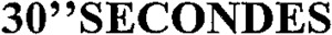 30''SECONDES_logo