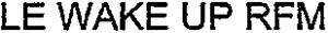 LE WAKE UP RFM_logo