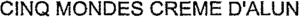 CINQ MONDES CREME D'ALUN_logo