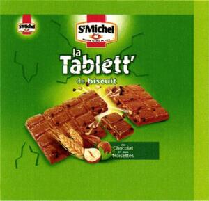 ST MICHEL LA TABLETT' DE BISCUIT AU CHOCOLAT ET AUX NOISETTES_logo