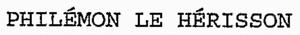 PHILÉMON LE HÉRISSON_logo
