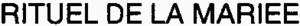 RITUEL DE LA MARIEE_logo