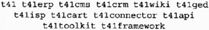 t41 t41erp t41cms t41crm t41wiki t41ged t41isp t41cart t41connector t41api t41toolkit t41framework_logo