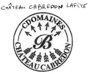 CHÂTEAU CABREDON LAFITE CDOMAINES B CHATEAU CABREDON_logo