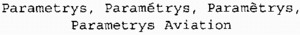 Parametrys, Paramétrys, Paramètrys, Parametrys Aviation_logo