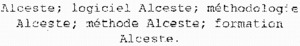 Alceste ; logiciel Alceste ; méthodologie Alceste ; méthode Alceste ; formation Alceste._logo