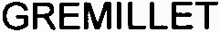 GREMILLET_logo