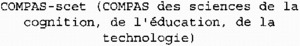COMPAS-scet (COMPAS des sciences de la cognition, de l'éducation, de la technologie)_logo