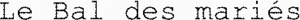 Le Bal des mariés_logo