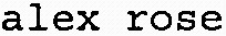 alex rose_logo
