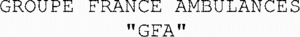 GROUPE FRANCE AMBULANCES "GFA"_logo
