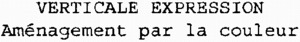 VERTICALE EXPRESSION Aménagement par la couleur_logo