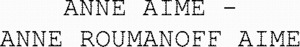 ANNE AIME - ANNE ROUMANOFF AIME_logo