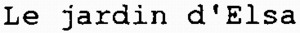 Le jardin d'Elsa_logo