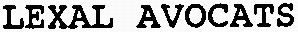LEXAL AVOCATS_logo