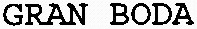 GRAN BODA_logo